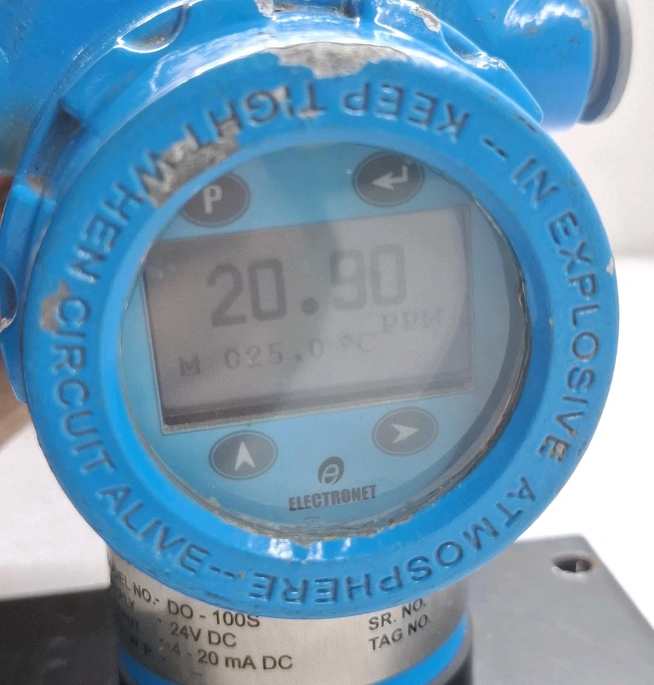 Electronet DO-100S Transmitter 24V DC 4-20mA (Used Condition)